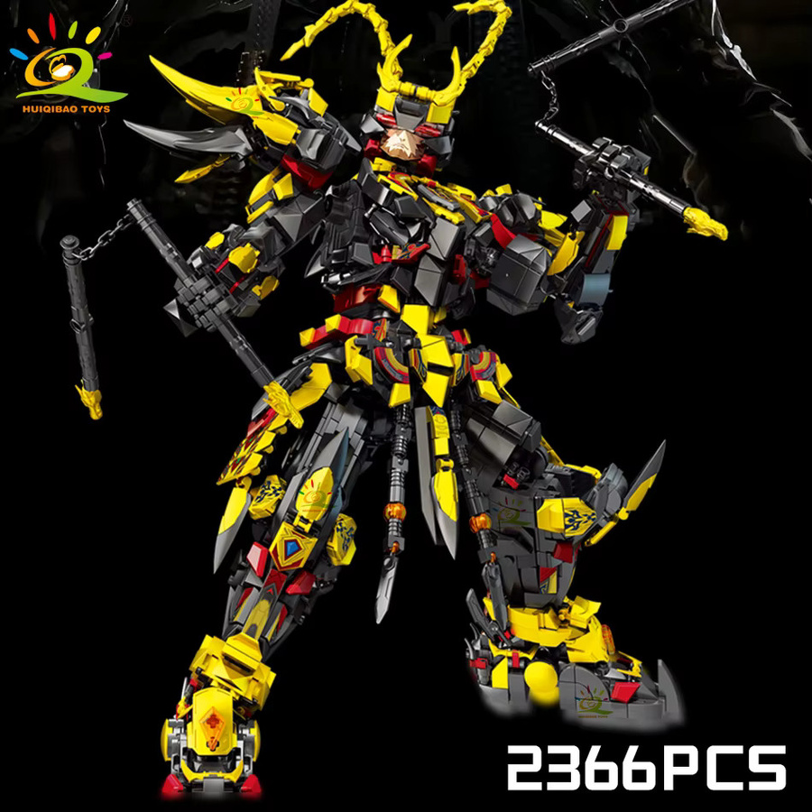 HUIQIBAO Black Myth Wukong Mech Modellbausatz, Rüstungsroboter, Bausteine Spielzeug - Bild 2