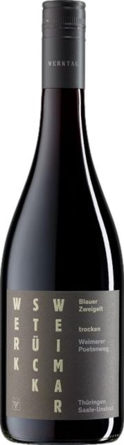 Werkstück Weimar Rotwein Zweigelt, 2023, Saale-Unstrut, trocken, 0,75 l - Bild 1