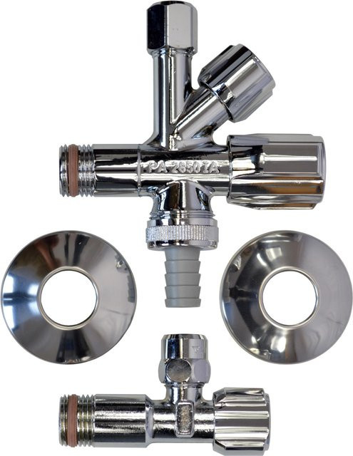Schell Kombieckventil Set Comfort G 1/2 AG, verchromt - Bild 1
