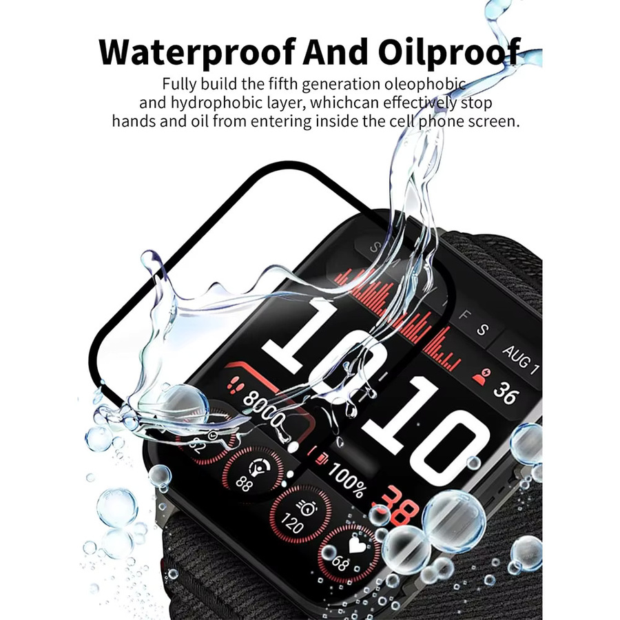 OAKCHARM Full Screen Protector für Garmin Venu X1, transparent - Bild 3
