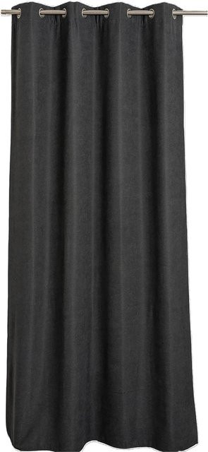 Cosy Living Wärmeschutzvorhang Luna mit Ösen, Dunkelgrau, B: 145 cm, H: 260 cm - Bild 1