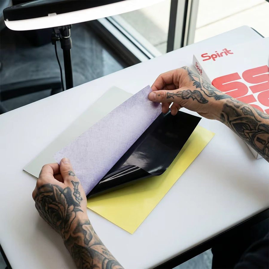 Spirit Tattoo-Transferpapier A4 für professionelle Freihand-Tattoo-Transfermaschinen, 100 Stück - Bild 6