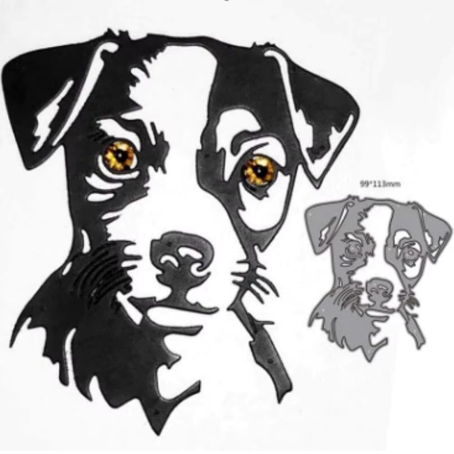 Metall-Stanzer Hund für DIY Scrapbooking und Papierdekoration als Prägeform für Bastelarbeiten - Bild 2