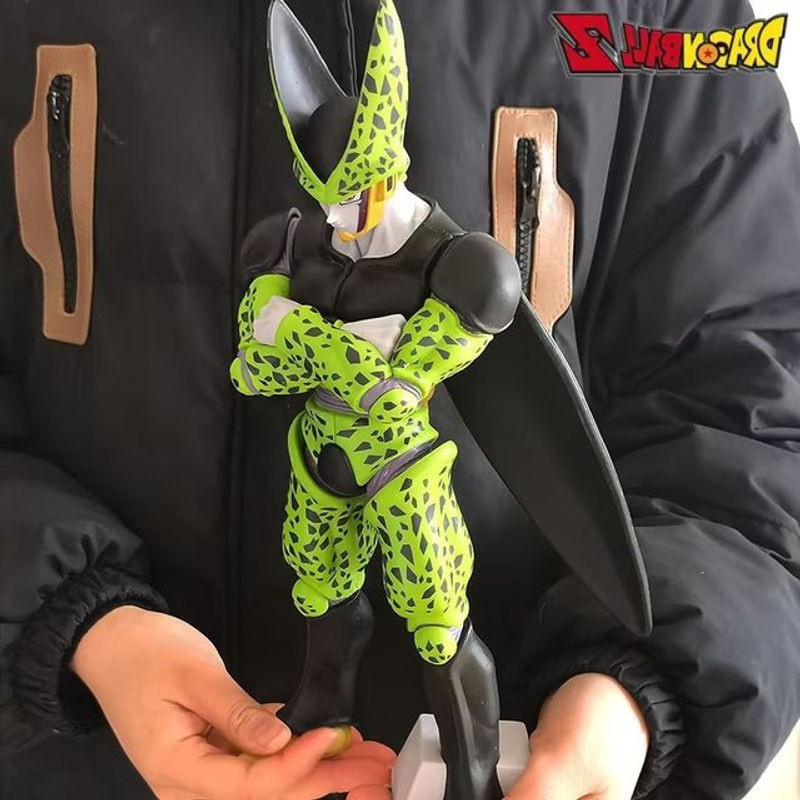 Dragon Ball Z Anime-Figur Cell in der Ultimate Form als Sammlerstück und Auto-Dekoration, mehrfarbig, Kunststoff, Höhe: 30,5 cm - Bild 1