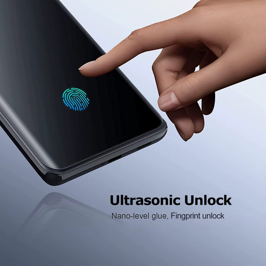Xiaomi Mi 15 Ultra und Mi 15 Pro 3D Schutzglas Displayschutzfolie transparent mit Fingerabdruck-Entsperrung und bruchsicherer gehärteter Folie - Bild 3
