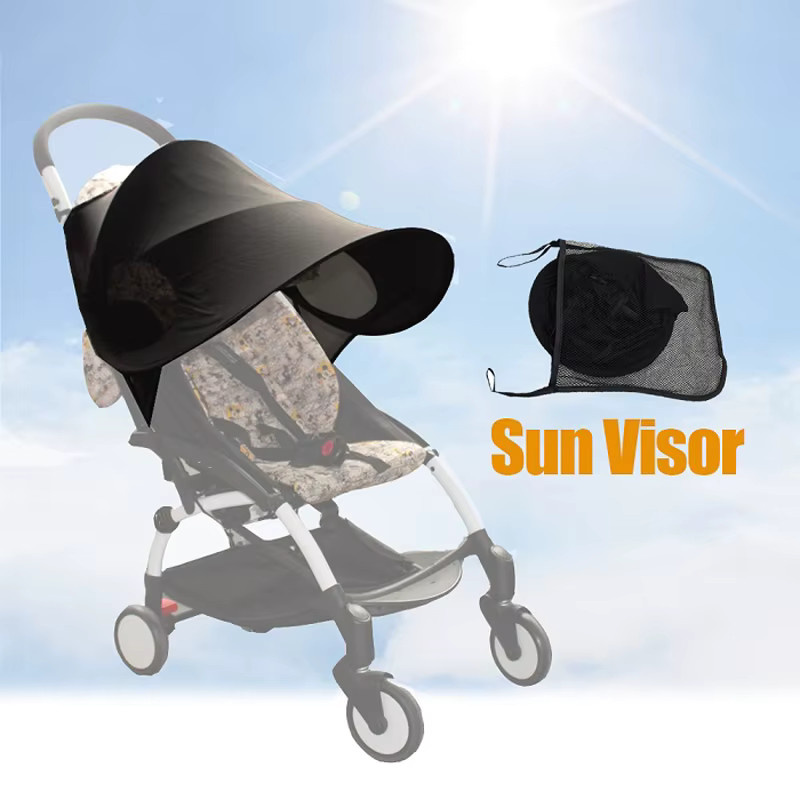 Colu Kid Universeller Sonnenschutz für Kinderwagen in Schwarz mit 75 % UV-Blockschutz - Bild 4