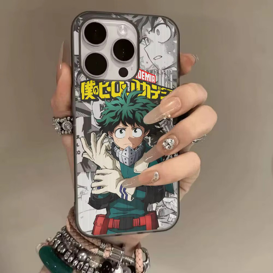 Transparente Handyhülle mit Anime My Hero Academia Motiv für Apple iPhone 11 12 13 14 15 16 17 Pro Max Plus in Multicolour - Bild 5