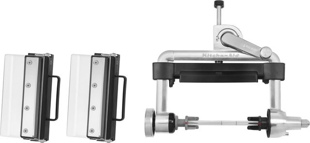 KitchenAid Gemüseblattschneider Küchenmaschinen-Zubehör in Silber - Bild 1