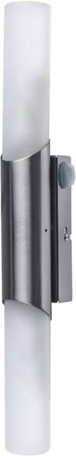 ARTE LAMP LED Wandleuchte für Badezimmer und Waschbereiche in Weiß und Silber mit Glasschirm und modernem Design - Bild 1