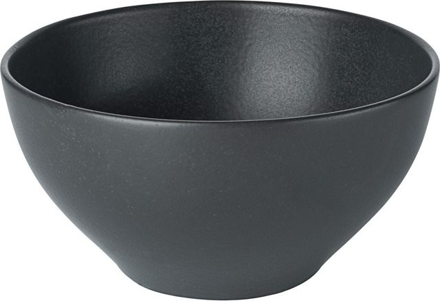 VEGA Masca Porzellan Schale rund, Schwarz, 6er Pack, Durchmesser: 14 cm, Höhe: 7 cm, 600 ml - Bild 1