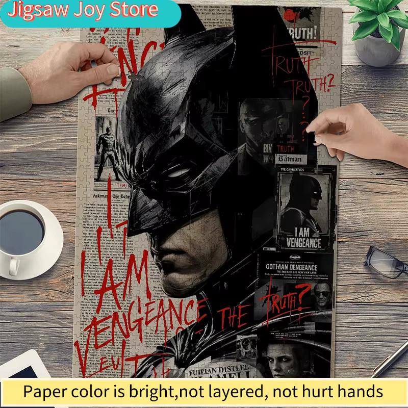 Warner Bros. Batman Collage-Kunstdesign, Puzzle, ab 14 Jahren - Bild 2