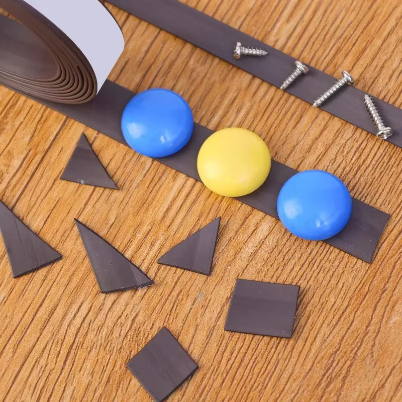 Selbstklebendes Magnetband in Schwarz, 10 m Länge, schneidbar für Kühlschrank und Wandposter, multifunktionales DIY-Befestigungsband - Bild 2