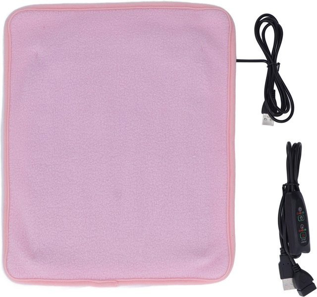 Neoglint USB Heizkissen mit 3 Temperaturstufen und Timer in Dunkelrosa für Nacken, Schulter, Rücken und Gelenke - Bild 1