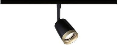 Paulmann URail Schienenspot Cover Hochvolt-Schienensystem-Leuchte Schwarz Matt und Gold Matt Durchmesser: 6,5 cm - Bild 1