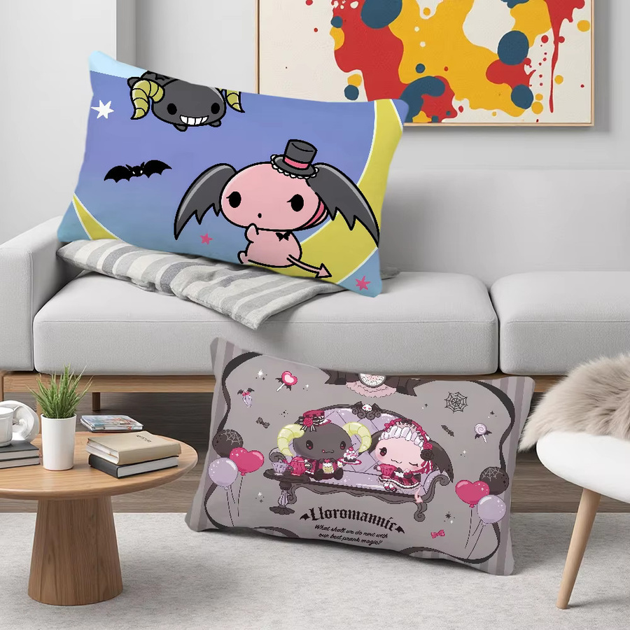 Sanrio Lloromannic Kissenbezug Multicolor Cartoon-Design für Sofa und Wohnzimmer - Bild 2