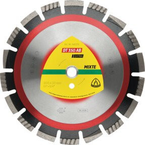 Klingspor DT 350 AB Diamanttrennscheibe für Beton, weitverzahnt, Multicolour, Durchmesser: 400 mm, Breite: 3,6 mm, Bohrung: 25,4 mm - Bild 1
