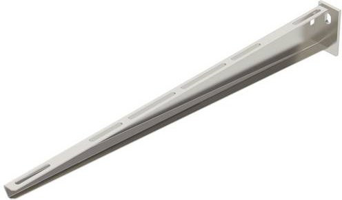 OBO Bettermann Wand- und Stielausleger aus Metall in Silber, B/T/H: 61,0 x 61,0 x 8,0 cm - Bild 1