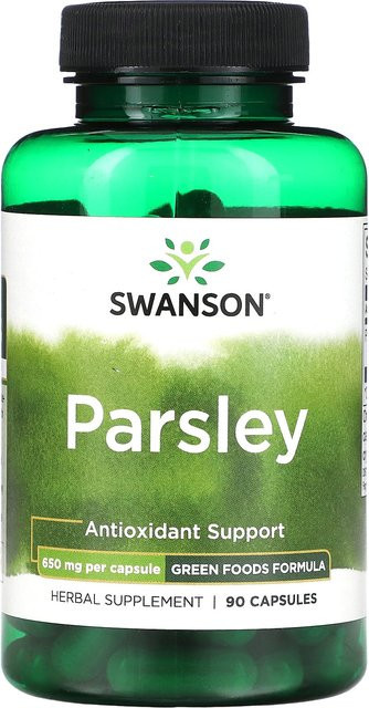 Swanson Petersilie 650 mg 90 Kapseln - Bild 1