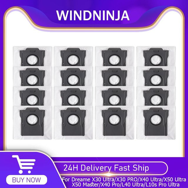 Dreame Staubbeutel Zubehör für X30 Ultra, X40 Ultra, X50 Ultra, X50 Master, X30 Pro, X40 Pro, X50 Pro und L10s Pro Ultra - Bild 1