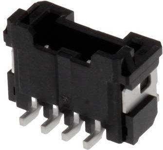 Molex Stiftgehäuse-Platine in Schwarz mit 7 Polen und einem Rastermaß von 2,00 mm - Bild 1