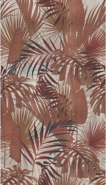 A.S. Création Vliestapete Lea Bali Dschungelprint in Rot-Beige-Braun, B/H: 159 x 280 cm - Bild 1