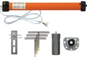 Kaiser Nienhaus Rollladenmotor Set 191W mit Lager, 30Nm, 15U/min, Farbe Orange - Bild 1