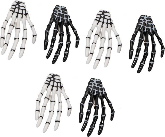 Koogeelife Haarspangen Skeletthände, weiß, Damen, Mädchen - Bild 1