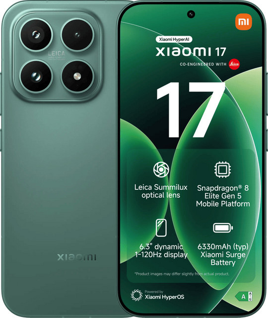 Xiaomi 17 Smartphone 512 GB Grün 5G Android - Bild 1