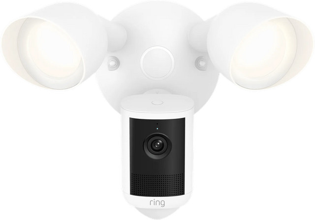 Ring Floodlight Kamera 2. Generation Weiß mit Wi-Fi - Bild 1