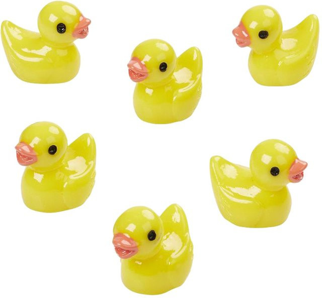 HobbyFun Miniatur-Badeenten Enten Gelb Kunststoff - Bild 1
