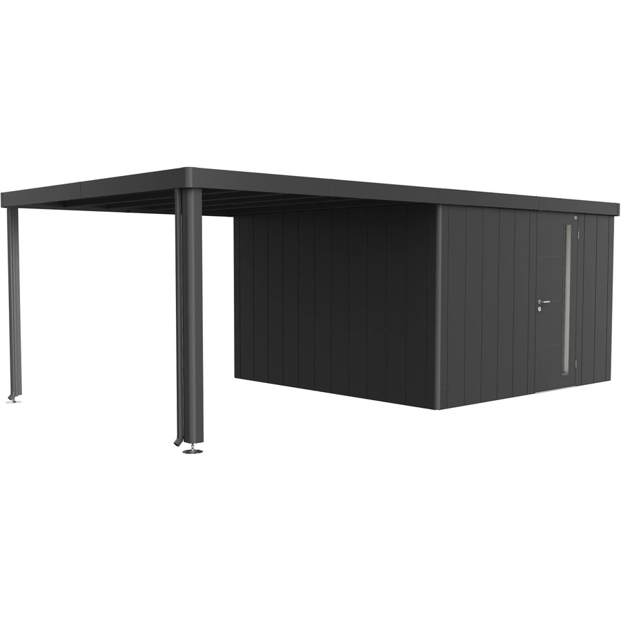 Biohort Seitendach Neo für Gerätehaus Dunkelgrau-Metallic B: 300 cm, L: 347 cm - Bild 2