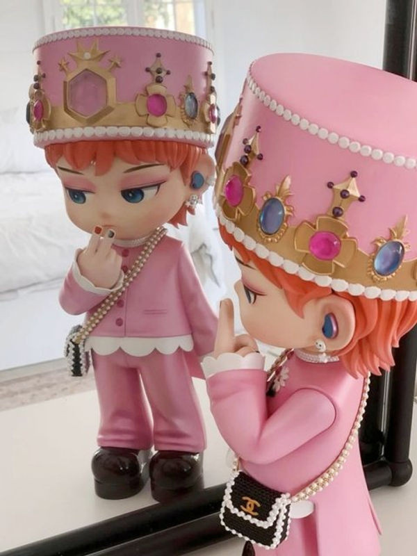 Bandai Action Figure GD Mama Modellpuppe aus Kunststoff in Rosa, Höhe: 16 cm - Bild 1