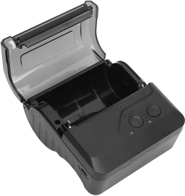 Tragbarer Thermodrucker für Versandetiketten von mfySpace in Schwarz mit USB-A und Bluetooth für Android - Bild 1