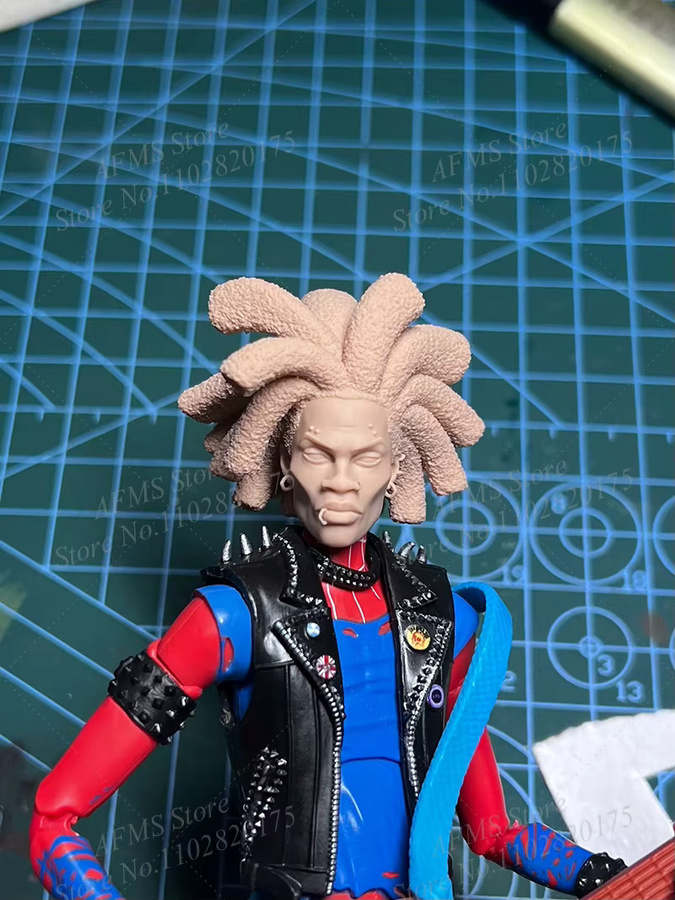 Hot Toys Marvel Unbemalte Soldaten-Spinnen-Helden-Kopfskulptur, Zubehör - Bild 1