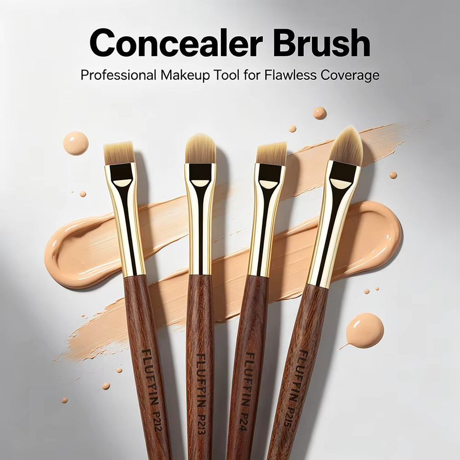 Fluffin Concealer Crush Ultra Thin Concealer Brush, Redwood - Bild 3