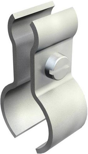 OBO Bettermann Drahtseilklemme aus Metall in Silber, 50 Stück - Bild 1