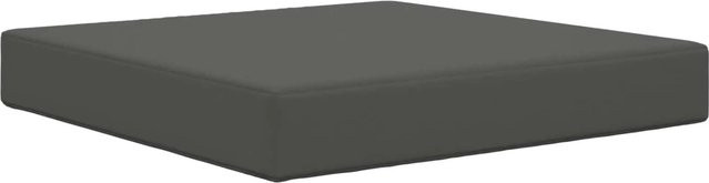 vidaXL Sofakissen für Draußen Anthrazit B/B/H: 60 x 60 x 8 cm aus Polyester - Bild 1