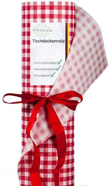 Sensalux Vlies-Tischdeckenrolle Karo, wasserabweisend und pflegeleicht, B: 1 m, L: 25 m - Bild 1