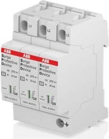 ABB Überspannungsschutz Typ 2 OVR T2 3L 40-275 P QS Einbau-Modul in Weiß - Bild 1