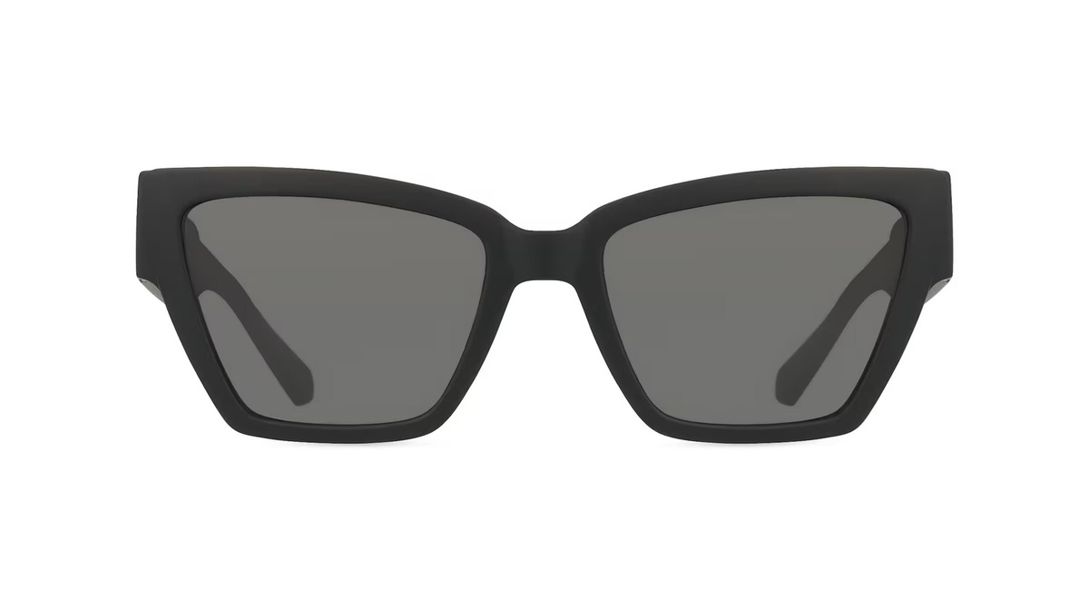 Calvin Klein CKJ23624S Sonnenbrille Butterfly, Vollrand, Kunststoff, Unisex, Schwarz, Grau - Bild 1