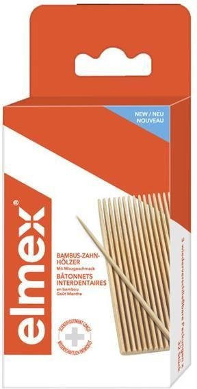 Elmex Interdental-Sticks Bambus Minze, 3x32 Sticks, Unisex - Bild 1