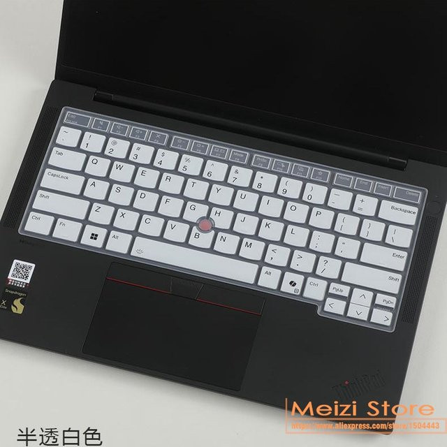Silikon-Laptop-Tastatur-Abdeckung für Lenovo Thinkpad T14 Gen 5, Thinkpad T14s Gen 6 und ThinkPad P14s Gen 5 2024 in Transparent - Bild 1
