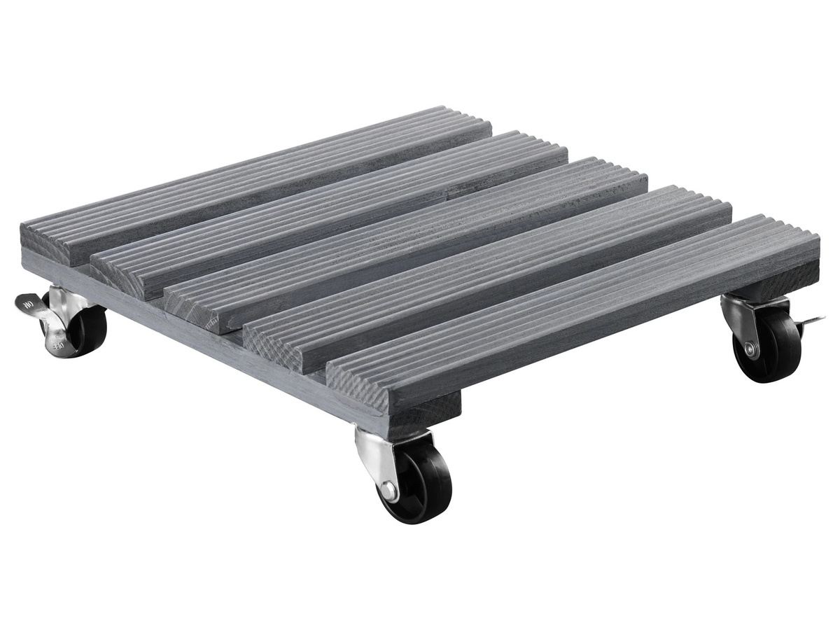 PARKSIDE Pflanzenroller in Grau aus Holz, Kunststoff und Stahl - Bild 2