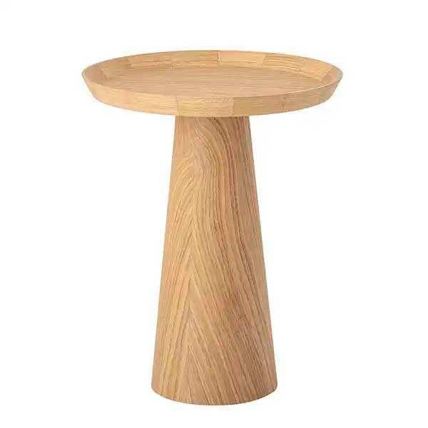Bloomingville Beistelltisch Luana aus Eiche natur, rund, Durchmesser: 44 cm - Bild 1