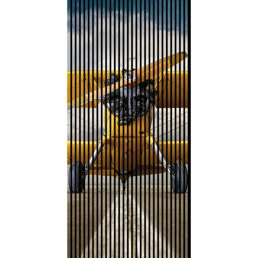 FN Acustico Akustikplatte Flieger 3 in Bunt, modernem Design aus PET und MDF, B/H: 113,3 x 240 cm, Tiefe: 1,9 cm - Bild 2