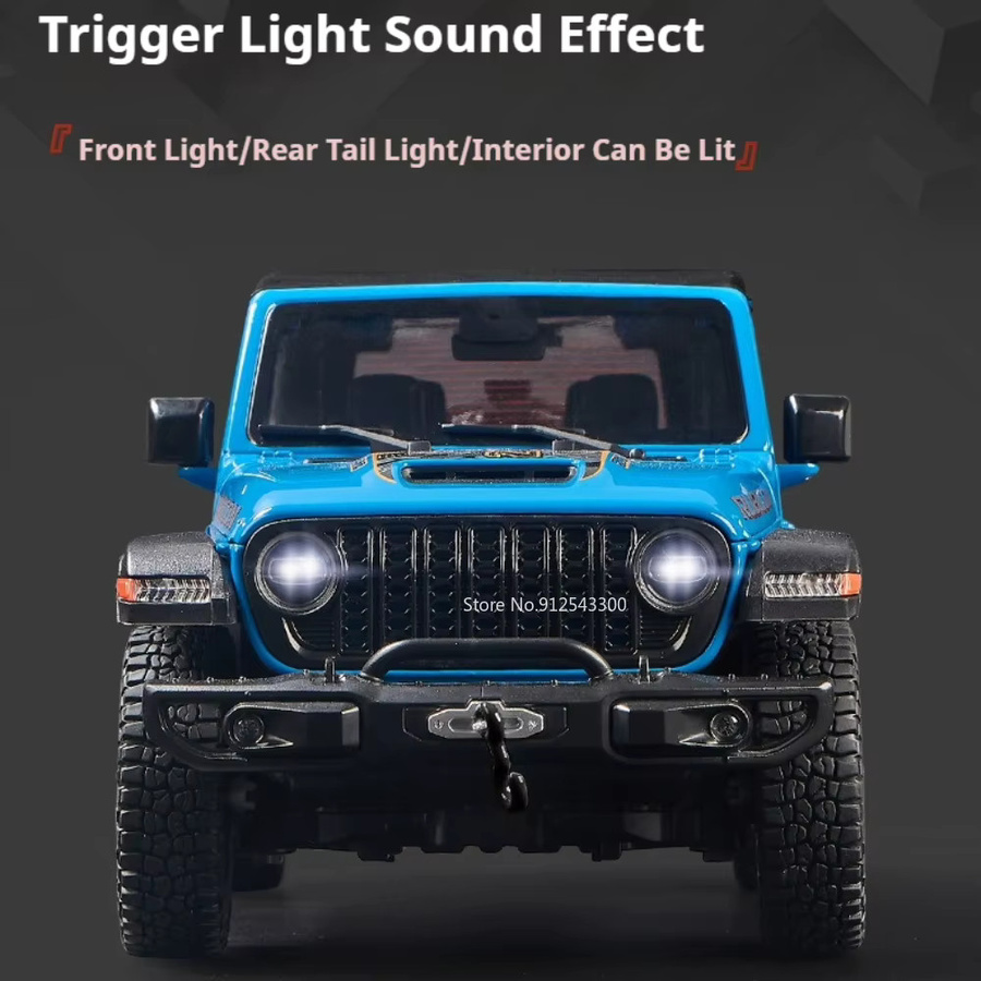 Mipon UAZ Hunter Rubicon Modellauto, 1:18, Metall, mit Licht und Sound - Bild 3