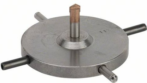 Bosch Zentrierkreuz für Trockenbohrkronen und Dosensenker in Silber, Durchmesser: 11,2 cm - Bild 1