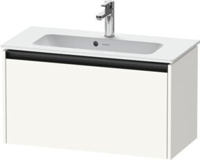 Duravit Waschtischunterschrank Ketho.2 Compact, Farbe: Weiß matt, 1 Auszug, wandhängend, B: 81 cm, T: 39 cm, H: 44 cm - Bild 1
