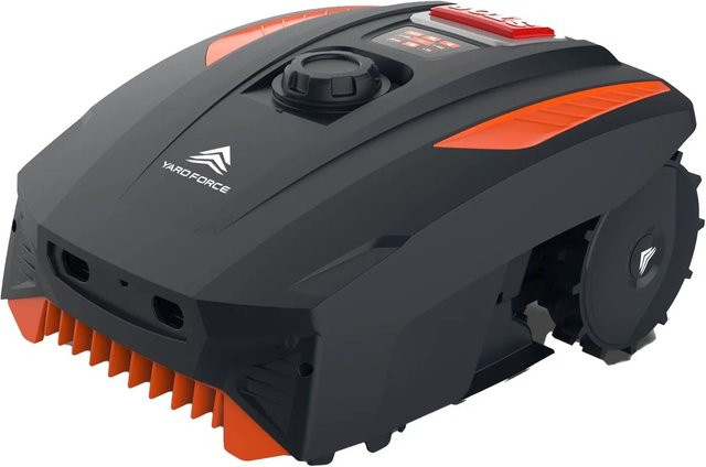 YARD FORCE Mähroboter MB400 mit App-Bedienung und Akku in Schwarz-Orange - Bild 1