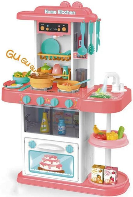 Coemo Kinderküche Paula Spielküche Pink ab 3 Jahren Set - Bild 1